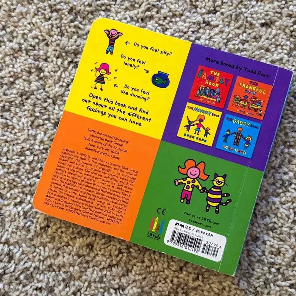 3/$25 🪩 TODD PARR Feelings Board Book | Social Emotional Toddler Book